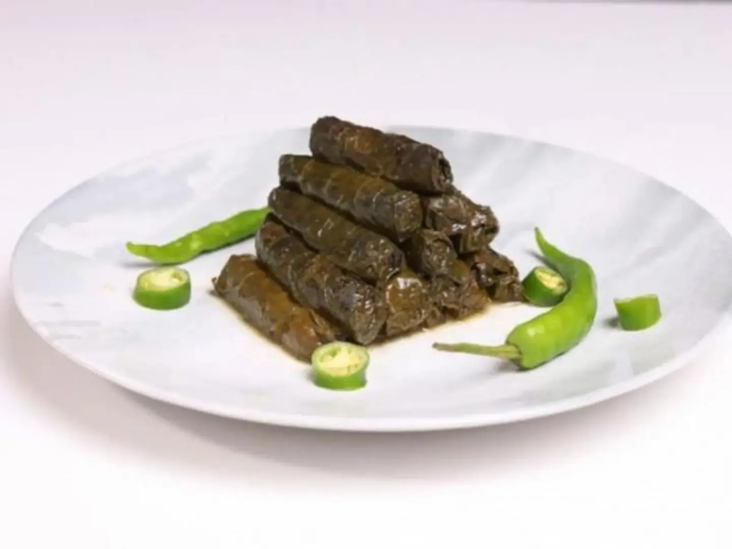 Spicy Cold Stuffed Grape Leaves