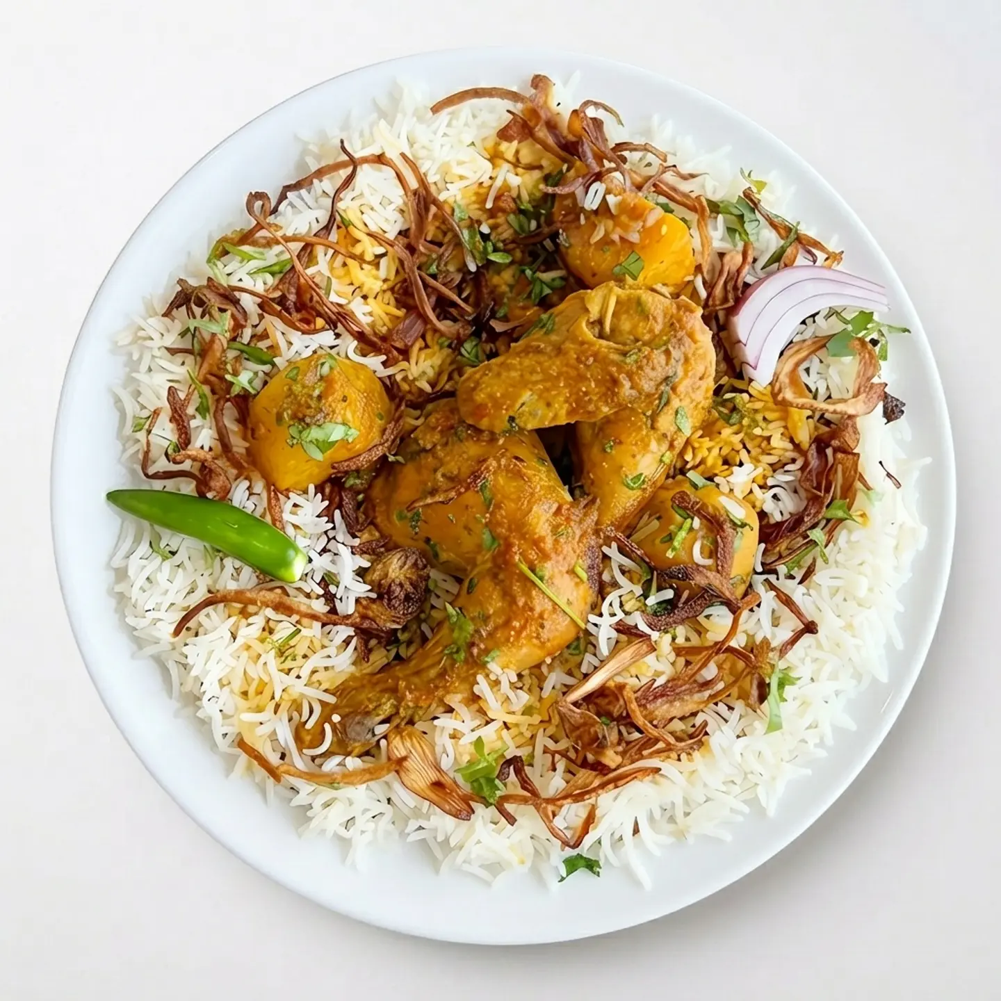Half Chicken Biryani