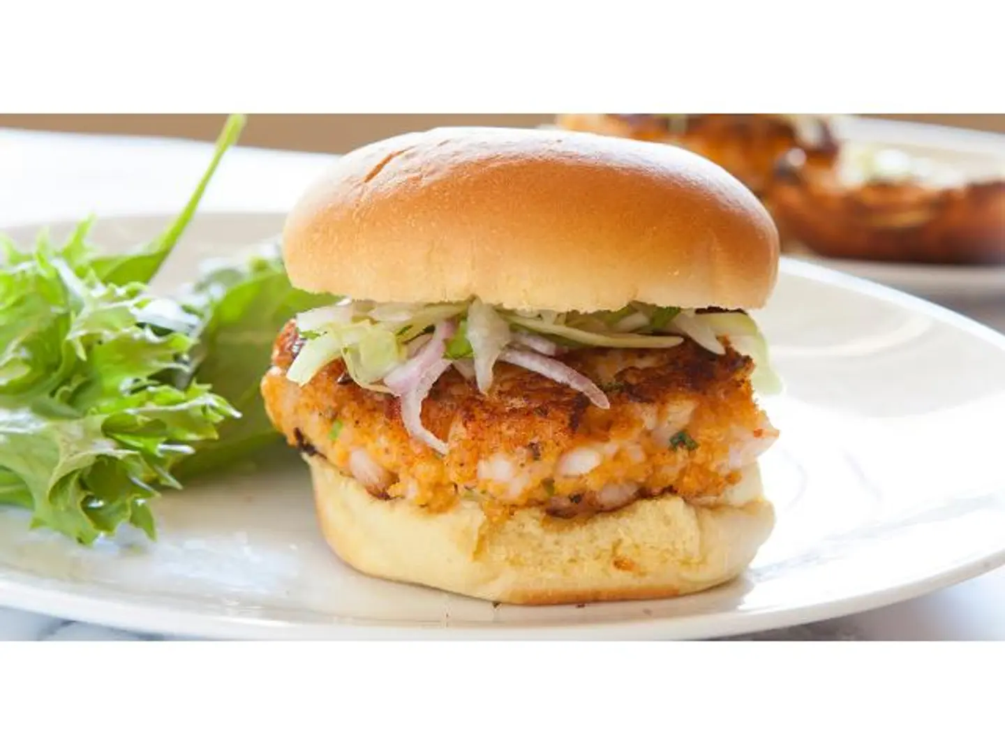 Shrimp Slaw Burger