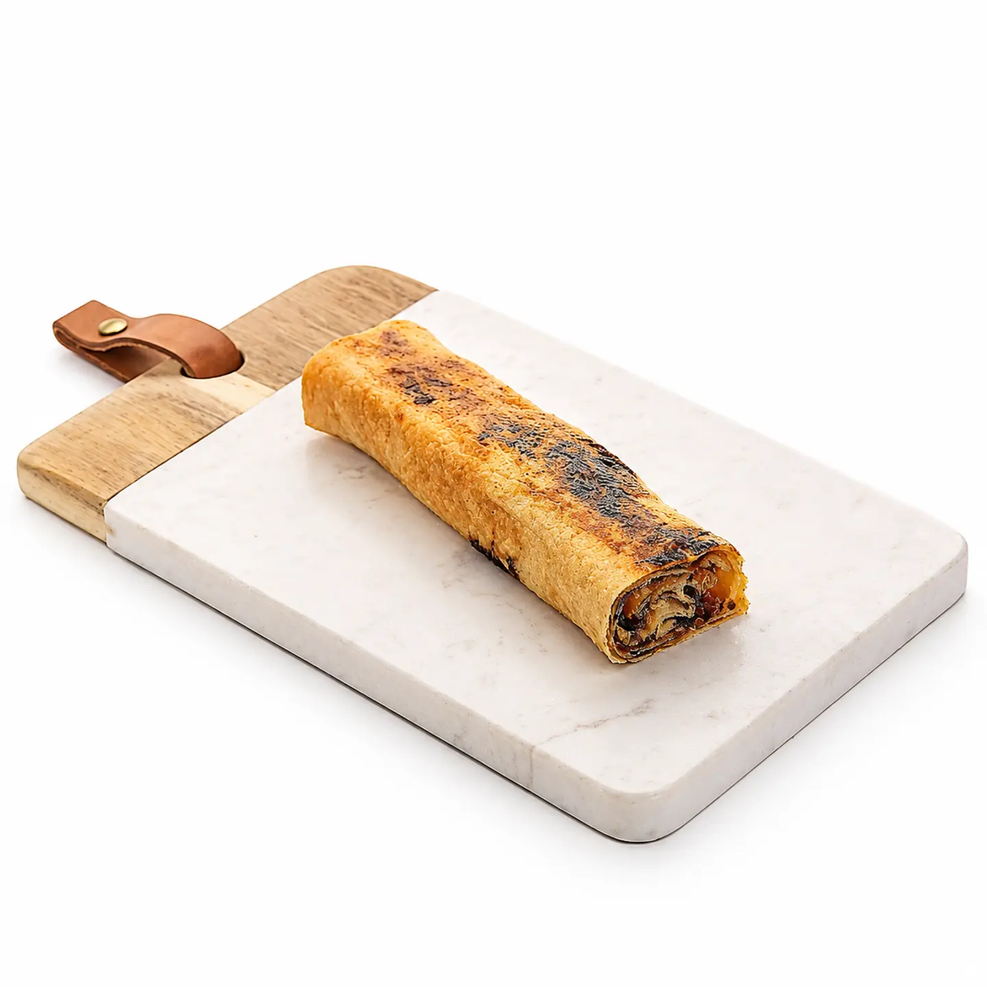 Small Red Bread Shawarma With Cheese