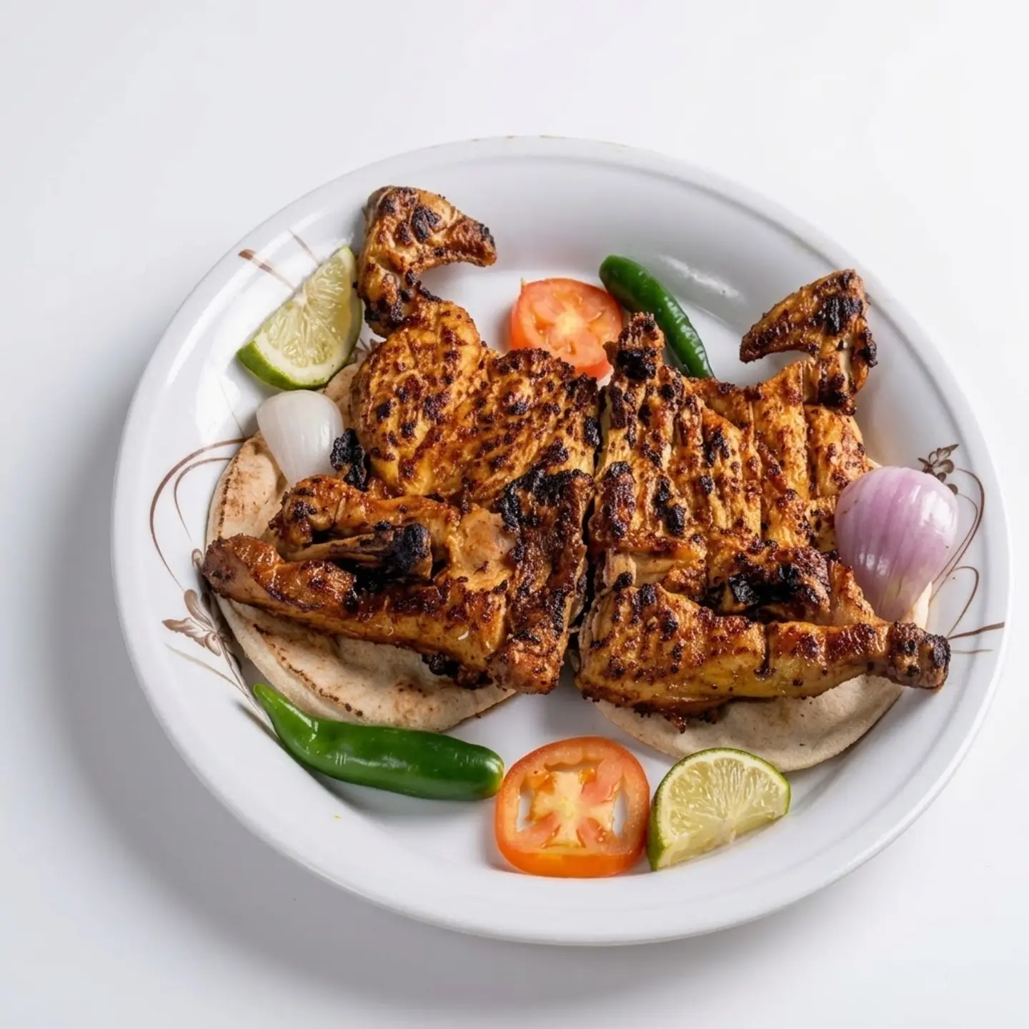 Plain Charcoal Grilled Chicken - Whole Chicken