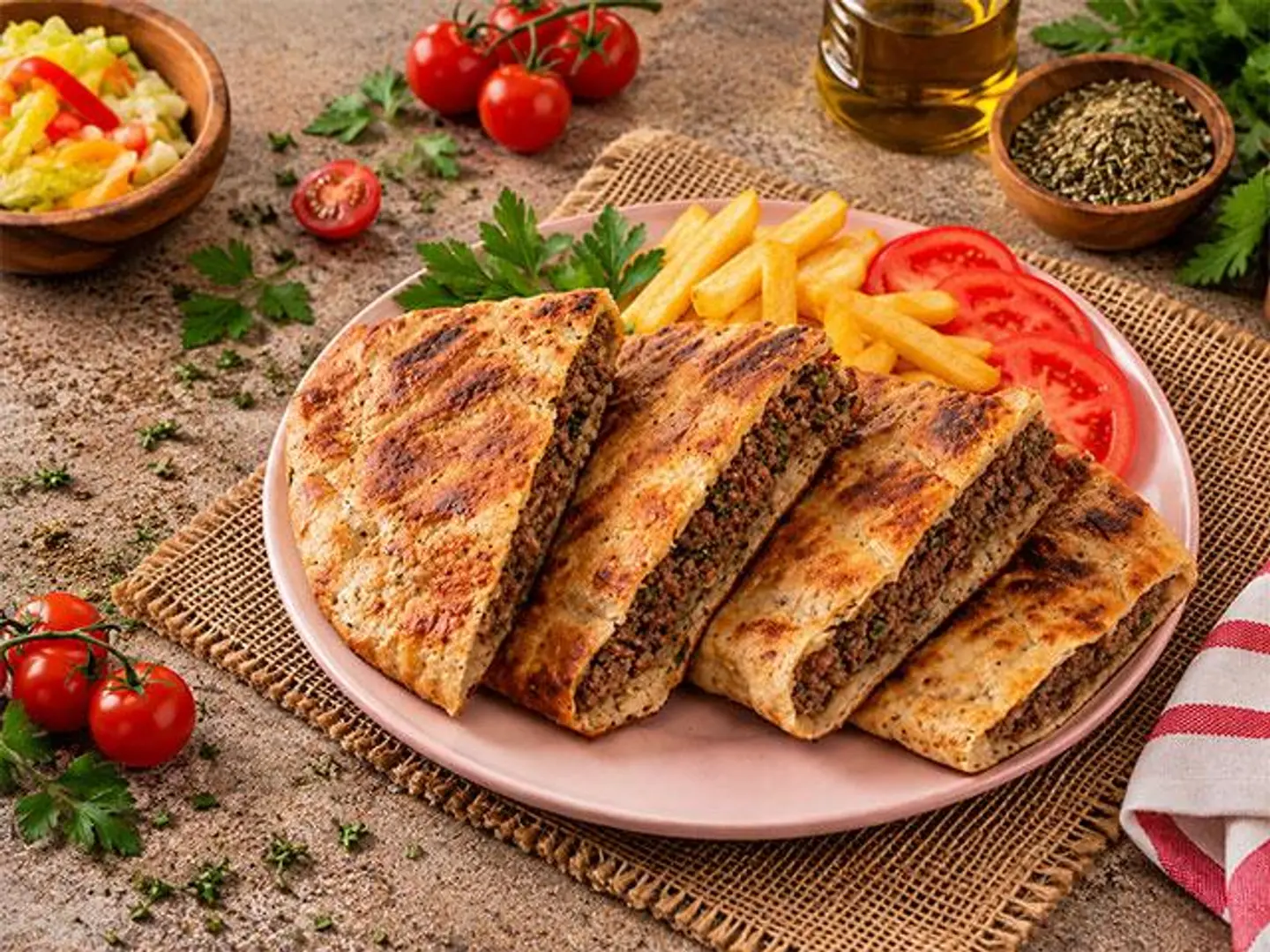 Egyptian Meat Hawawshi