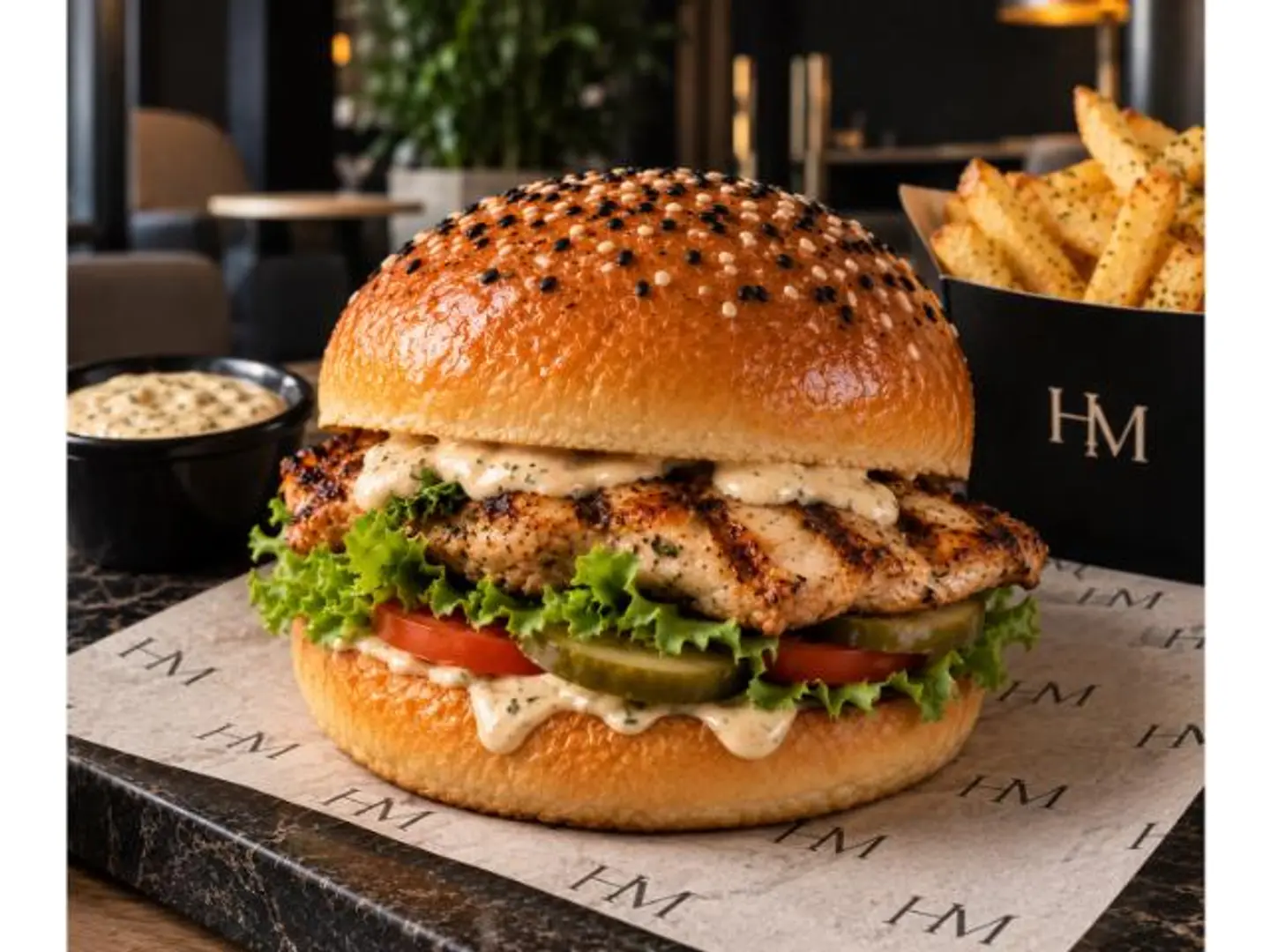 Grilled Chicken Burger