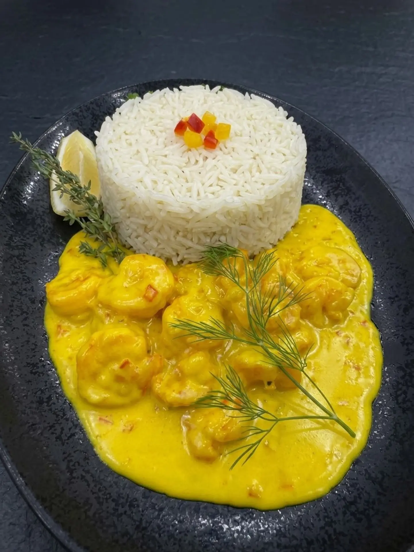 Chef's Saffron Shrimp