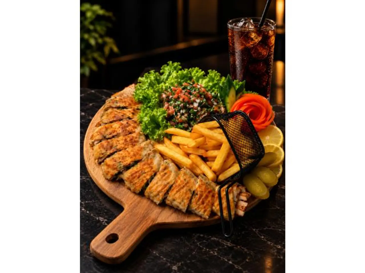 Chicken Arabic Shawarma Meal
