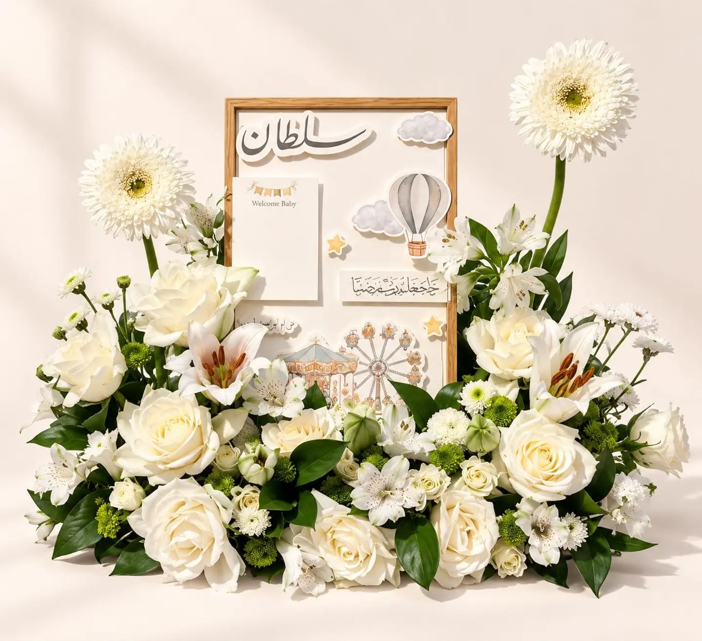 لوحة هدية المولود