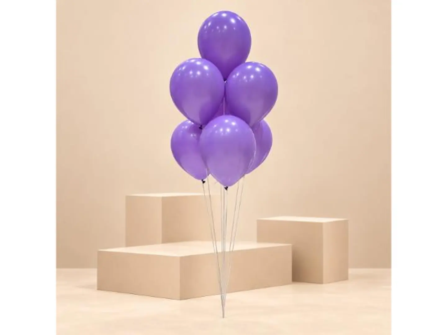 Purple Helium Balloon Bouquet