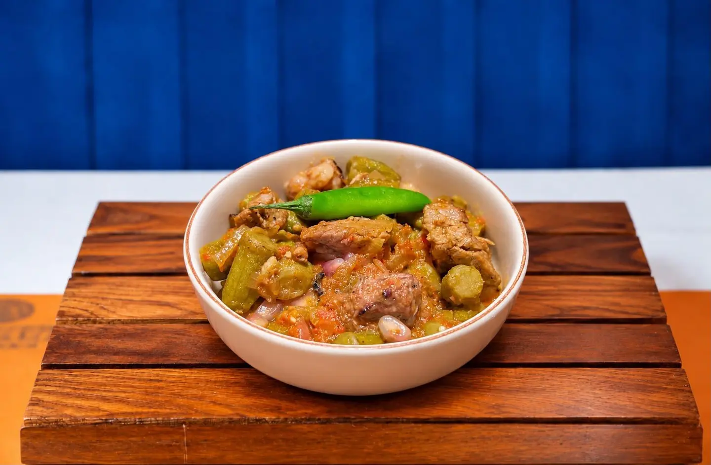 Okra With Meat