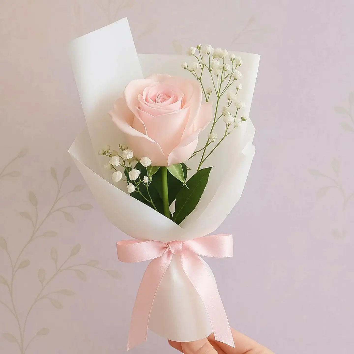 A Pink Rose Bouquet