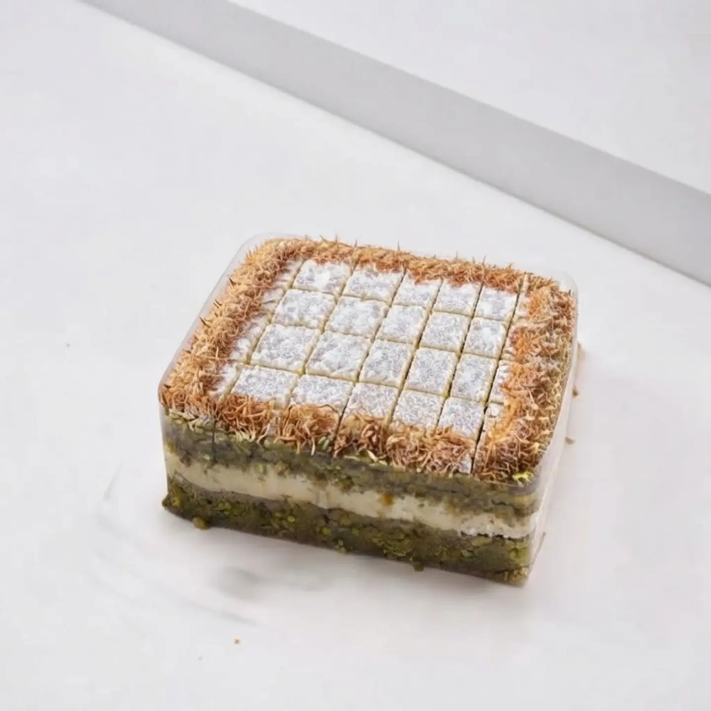 Mini Pistachio Basbousa