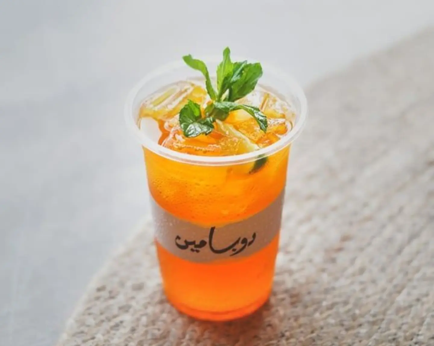 Peach Cardamom Iced Tea