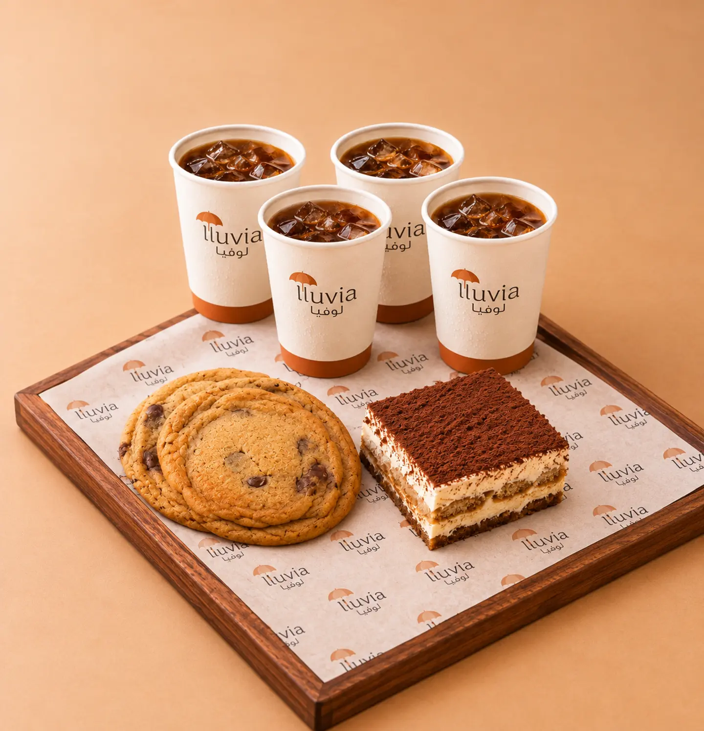 4 Coffees Today + 2 Desserts