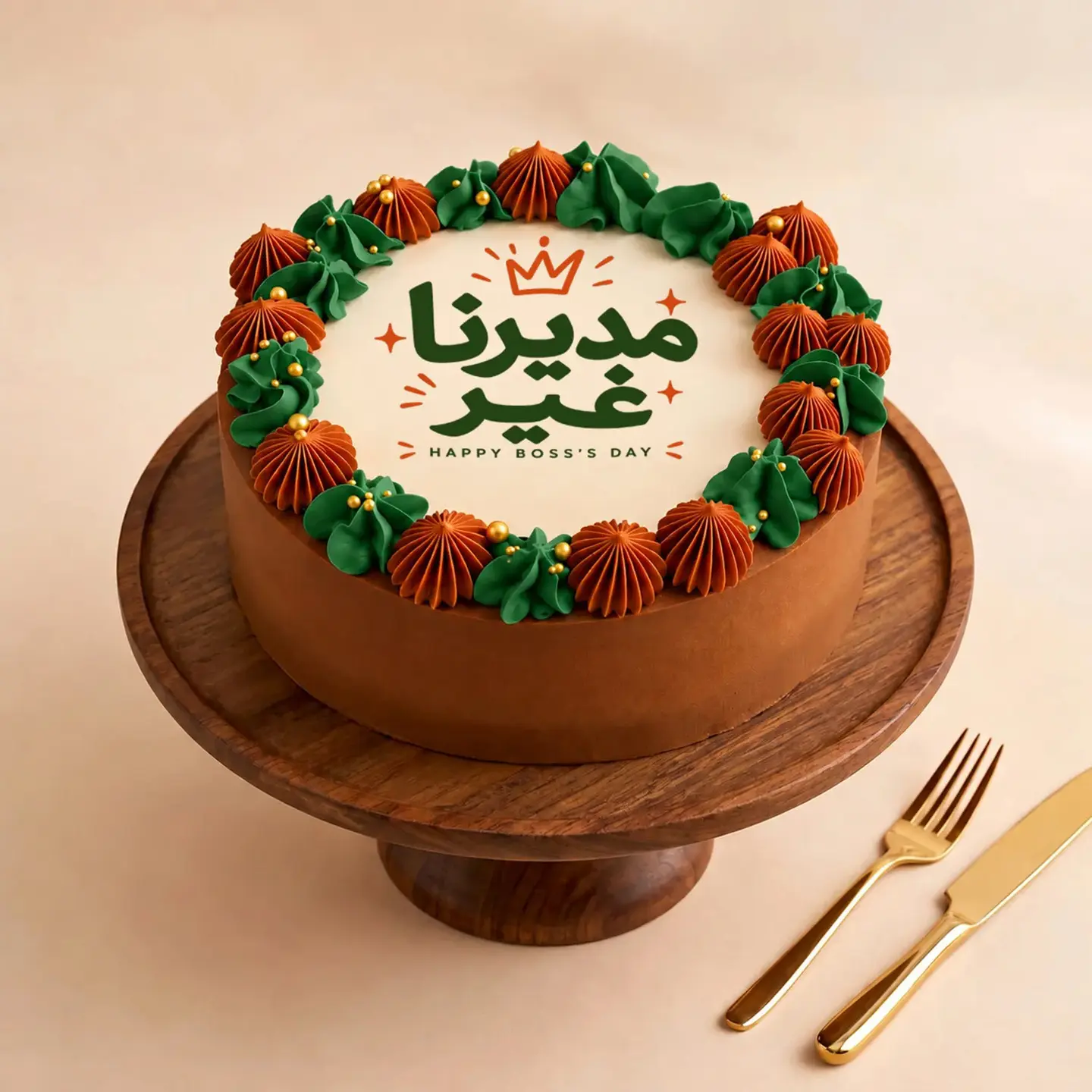 كيكة شوكولاتة مديرنا غير