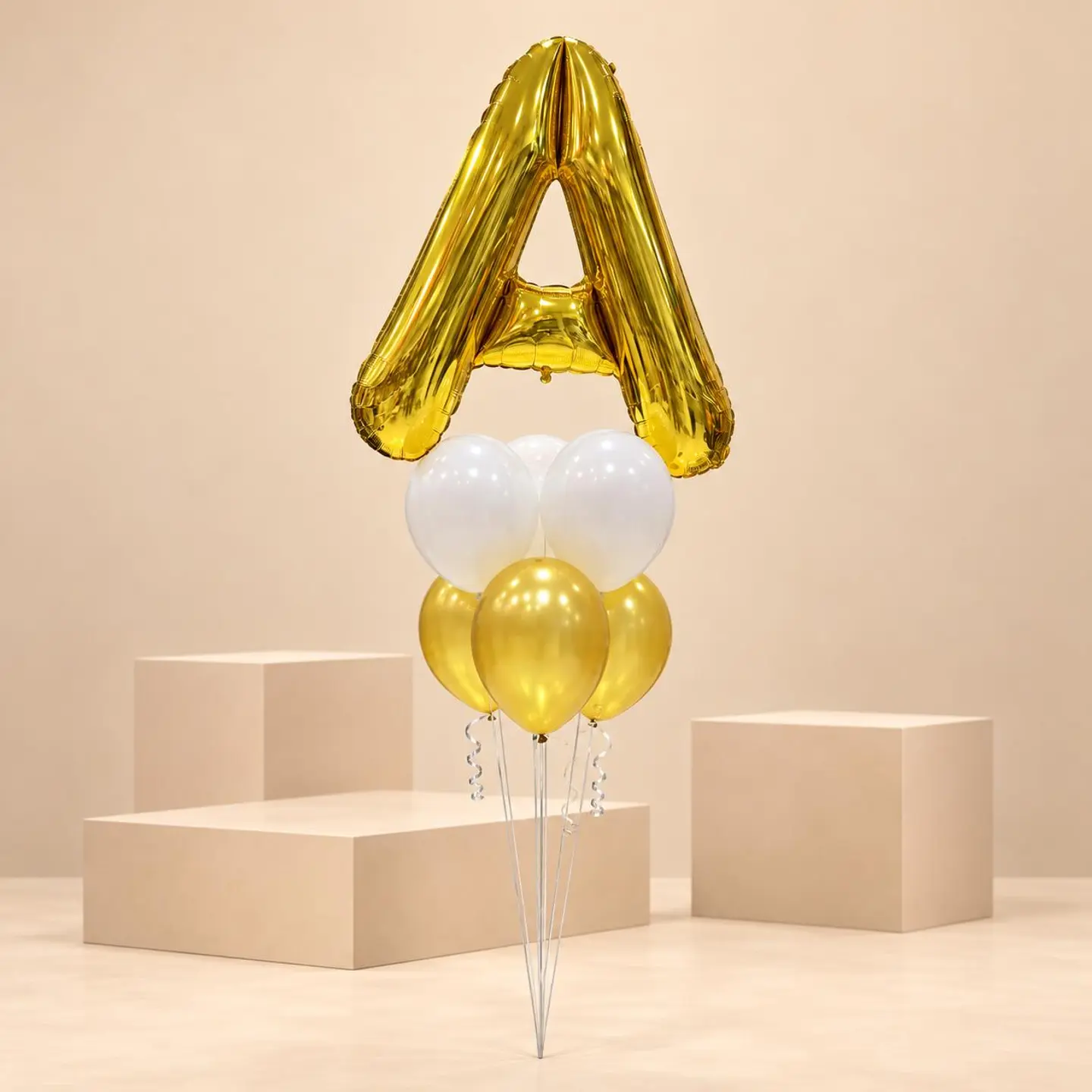 Large Gold Letter Bouquet