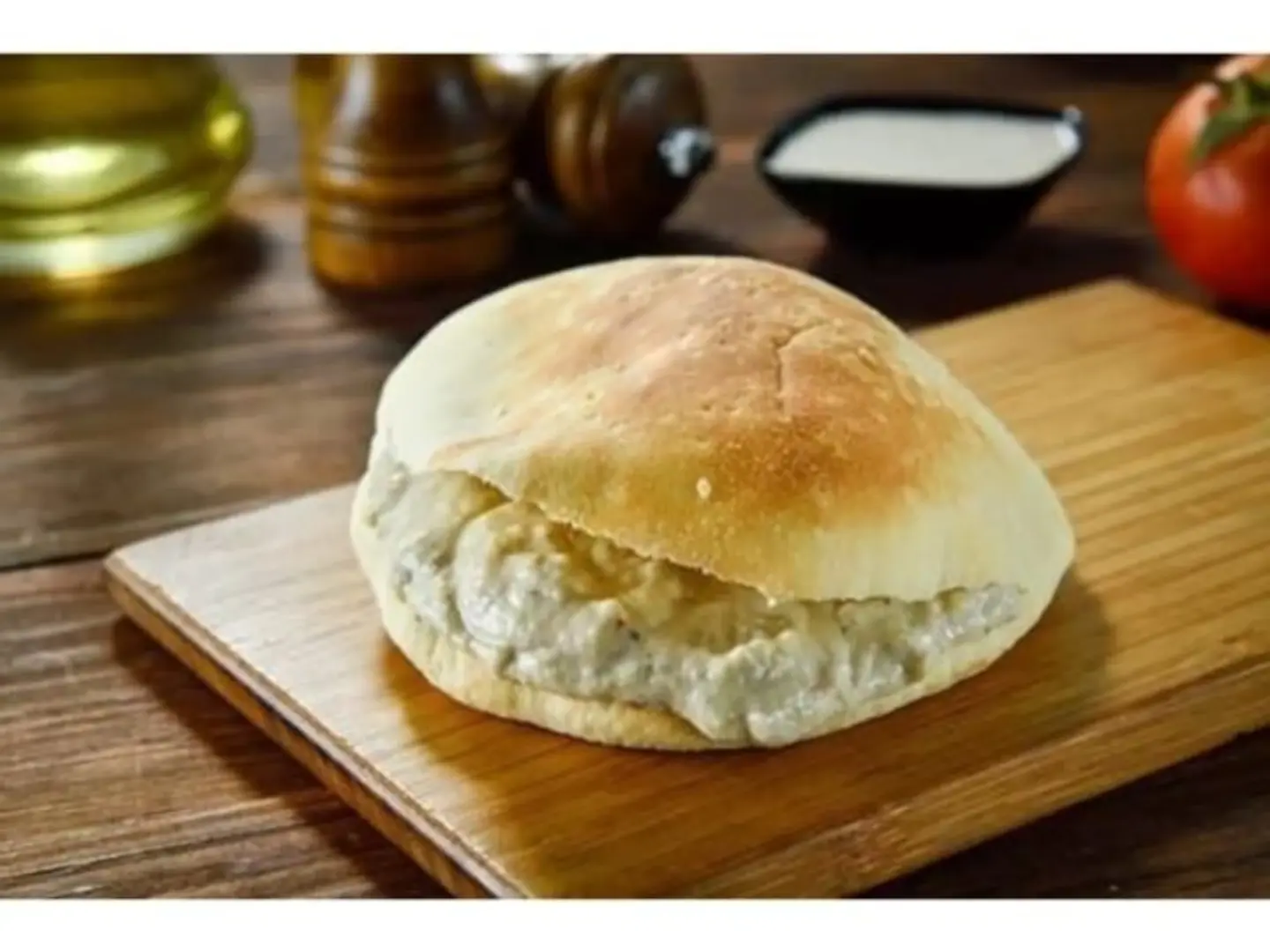 Potato And Baba Ghanouj Sandwich