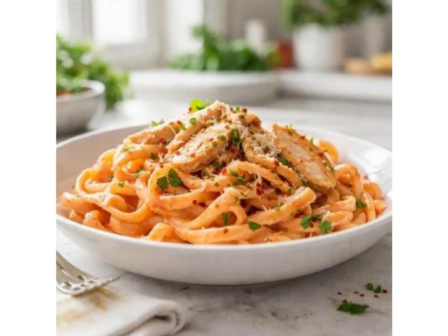 Chicken Pink Pasta
