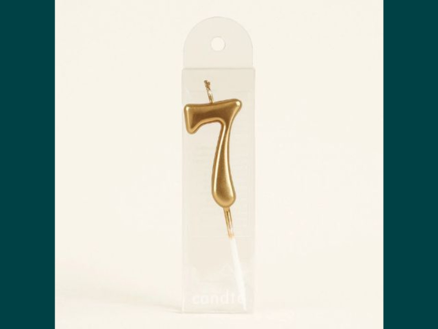Number 7 Candle