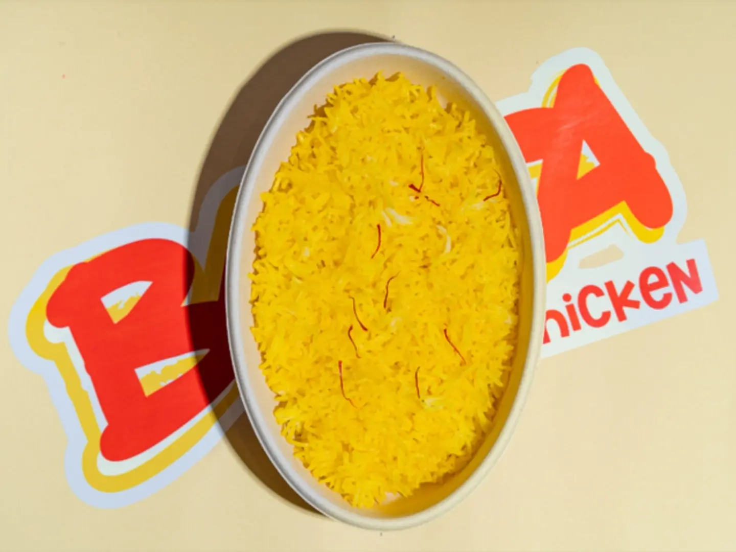 Saffron Rice Plate