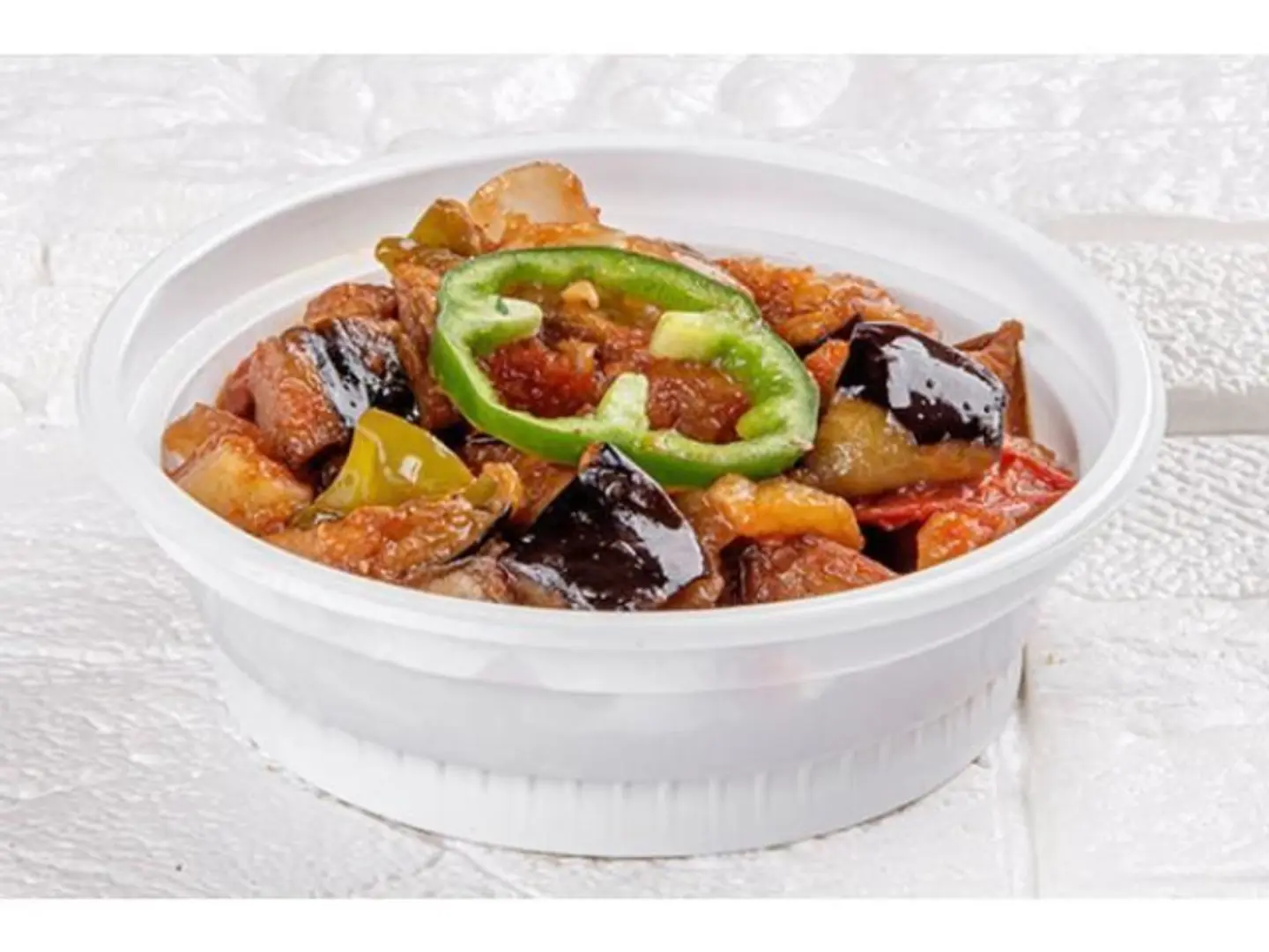 Small Eggplant Moussaka Plate