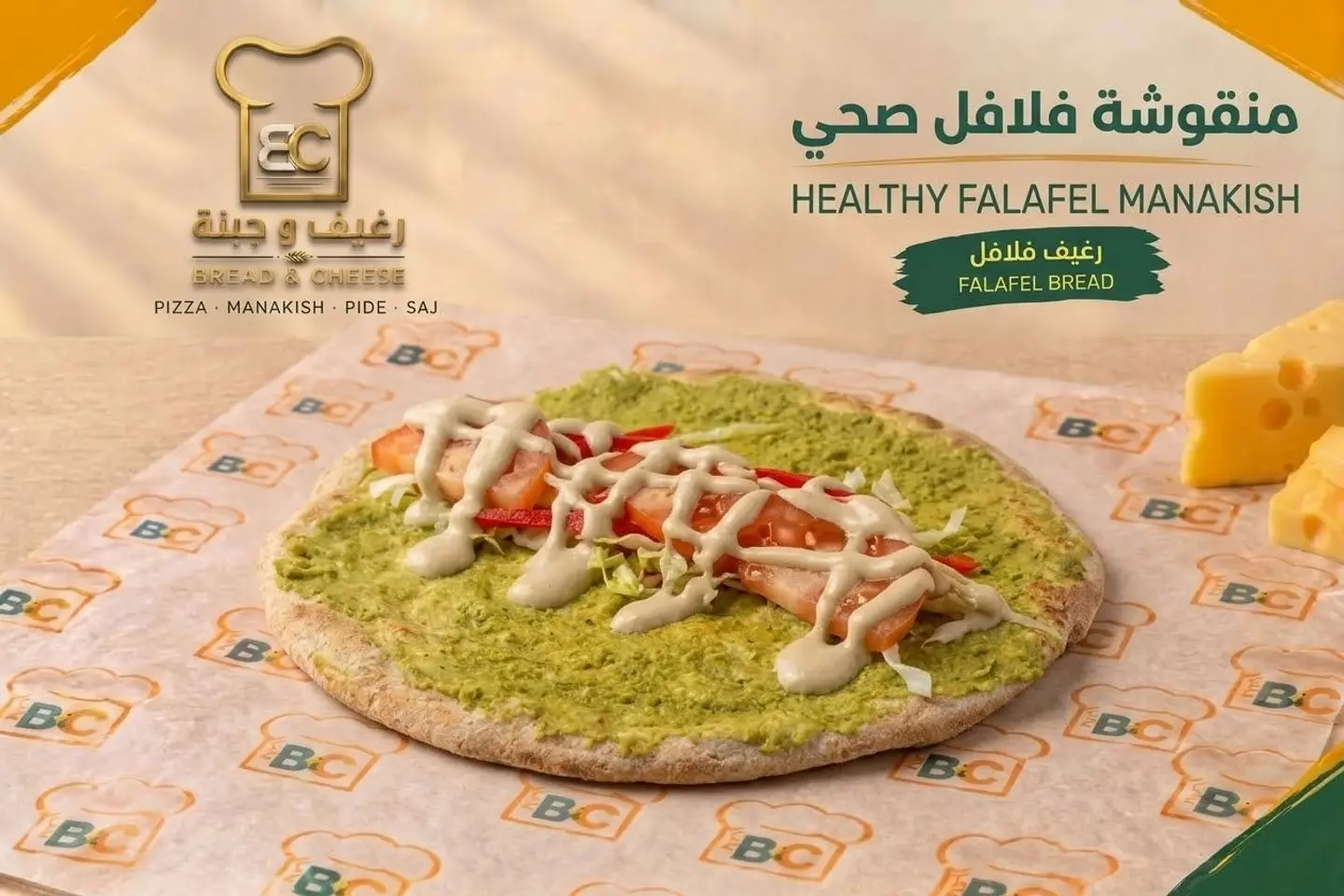 منقوشة فلافل صحي
