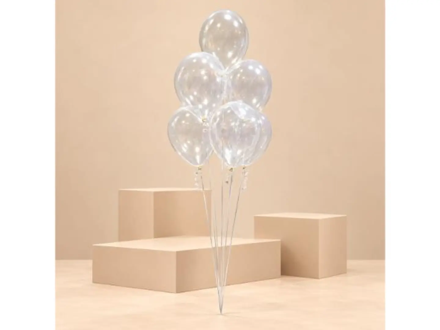 Transparent Helium Balloon Bouquet