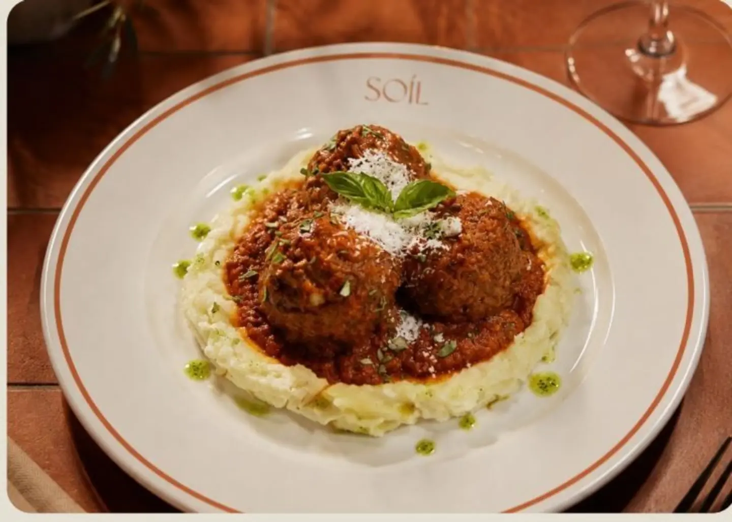 Stuffed Meatballs Marinara