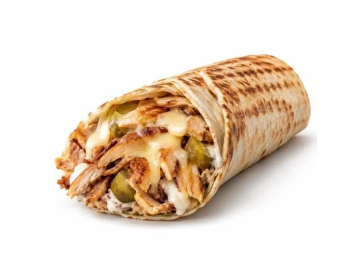 Chicken Shawarma Sandwich With Cheese