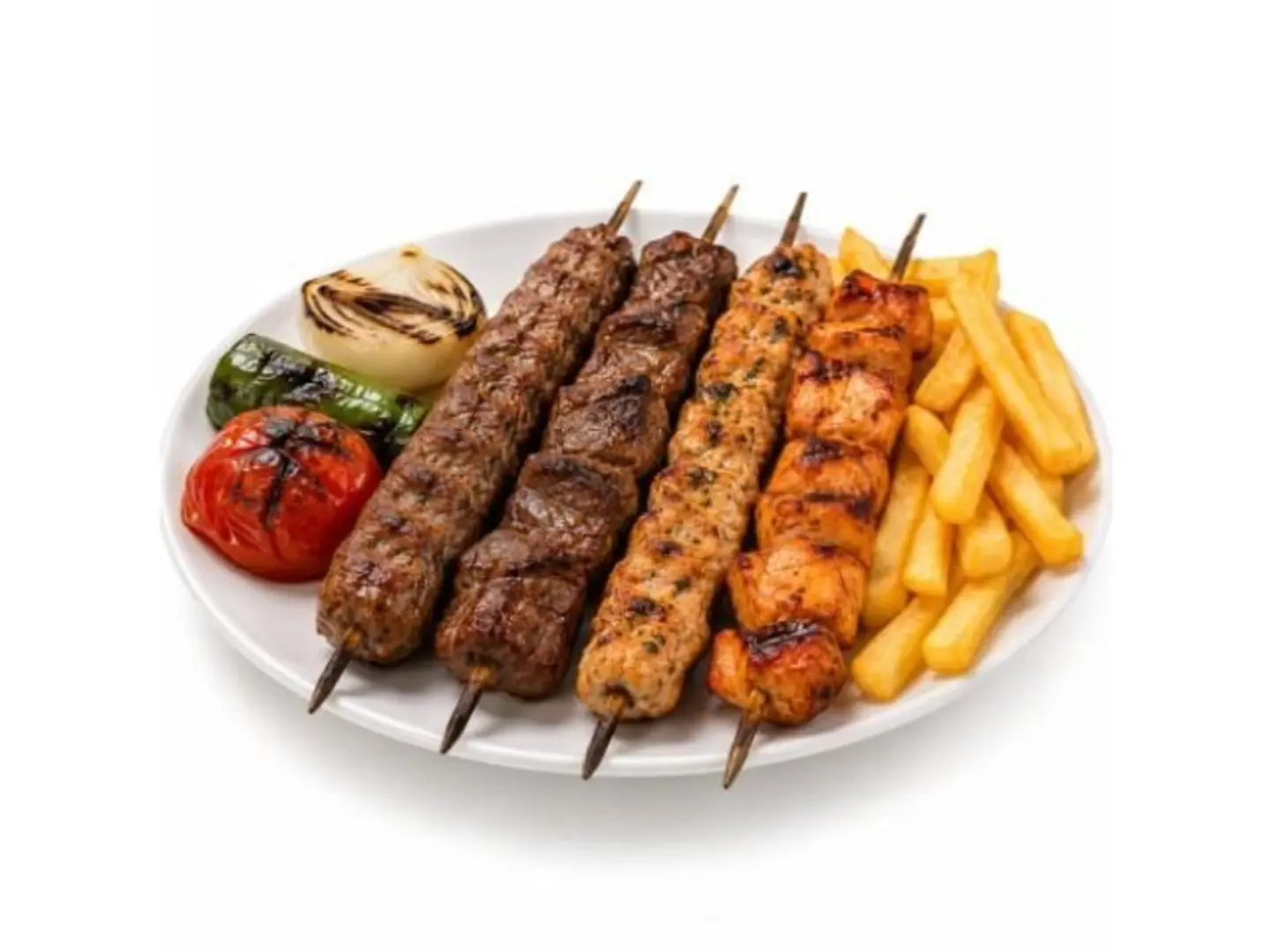 250 Grams Mixed Grill 4 Skewers