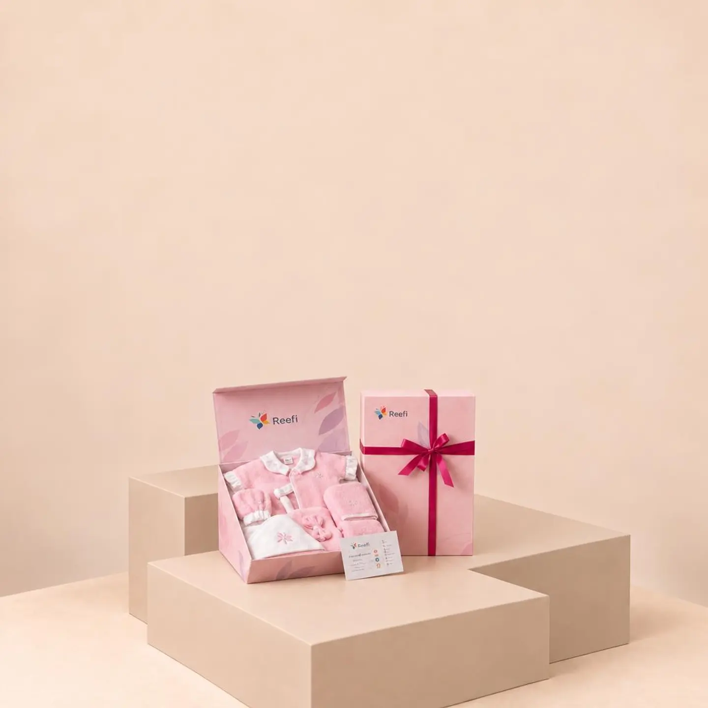 Baby Girl Vase Set