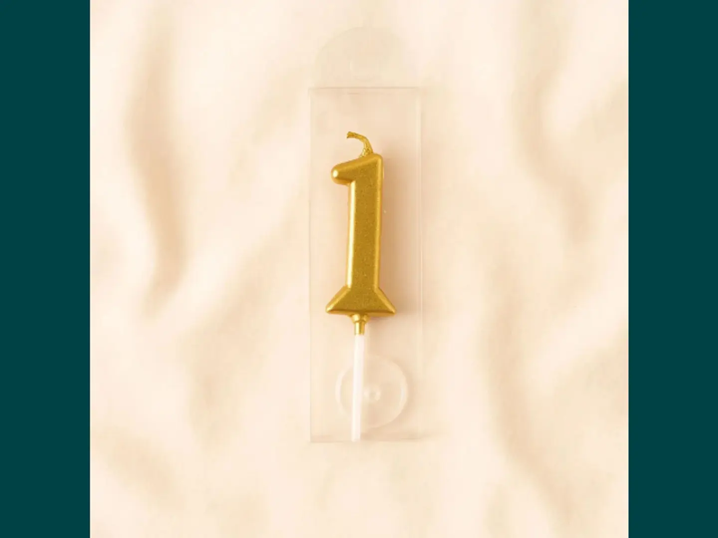 Number 1 Candle