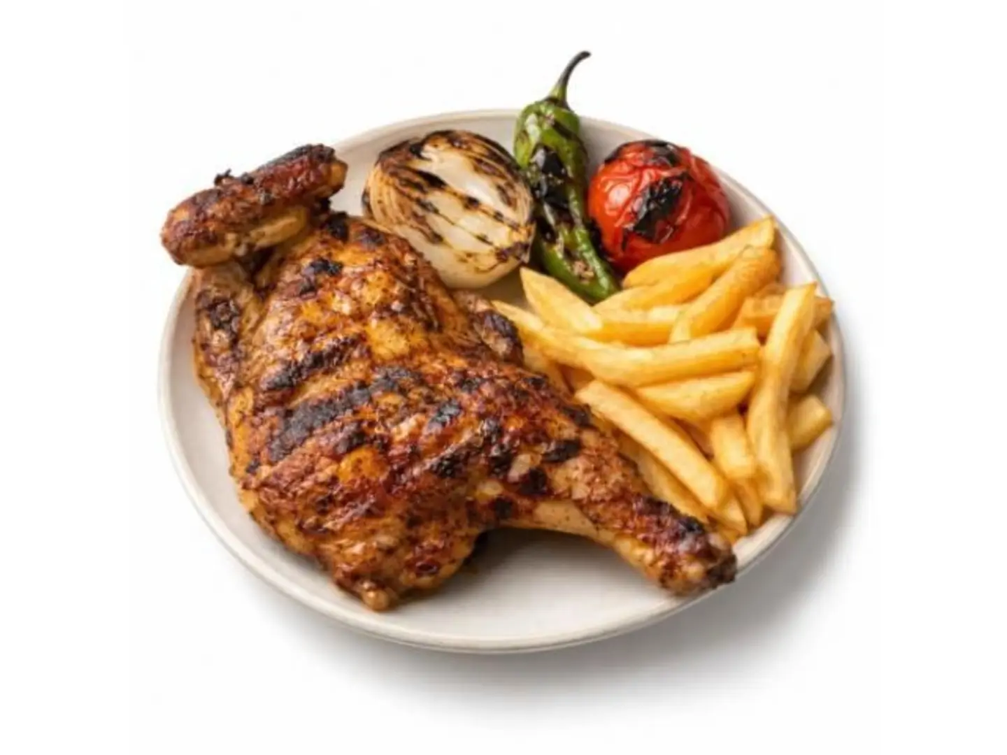 Half Charcoal Grilled Chicken