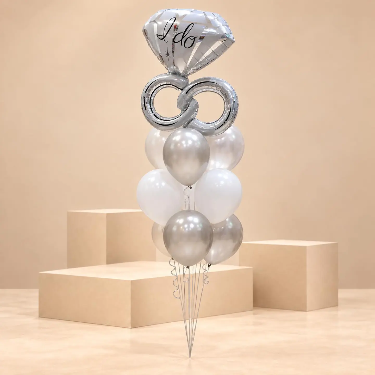 Silver Ring Bouquet