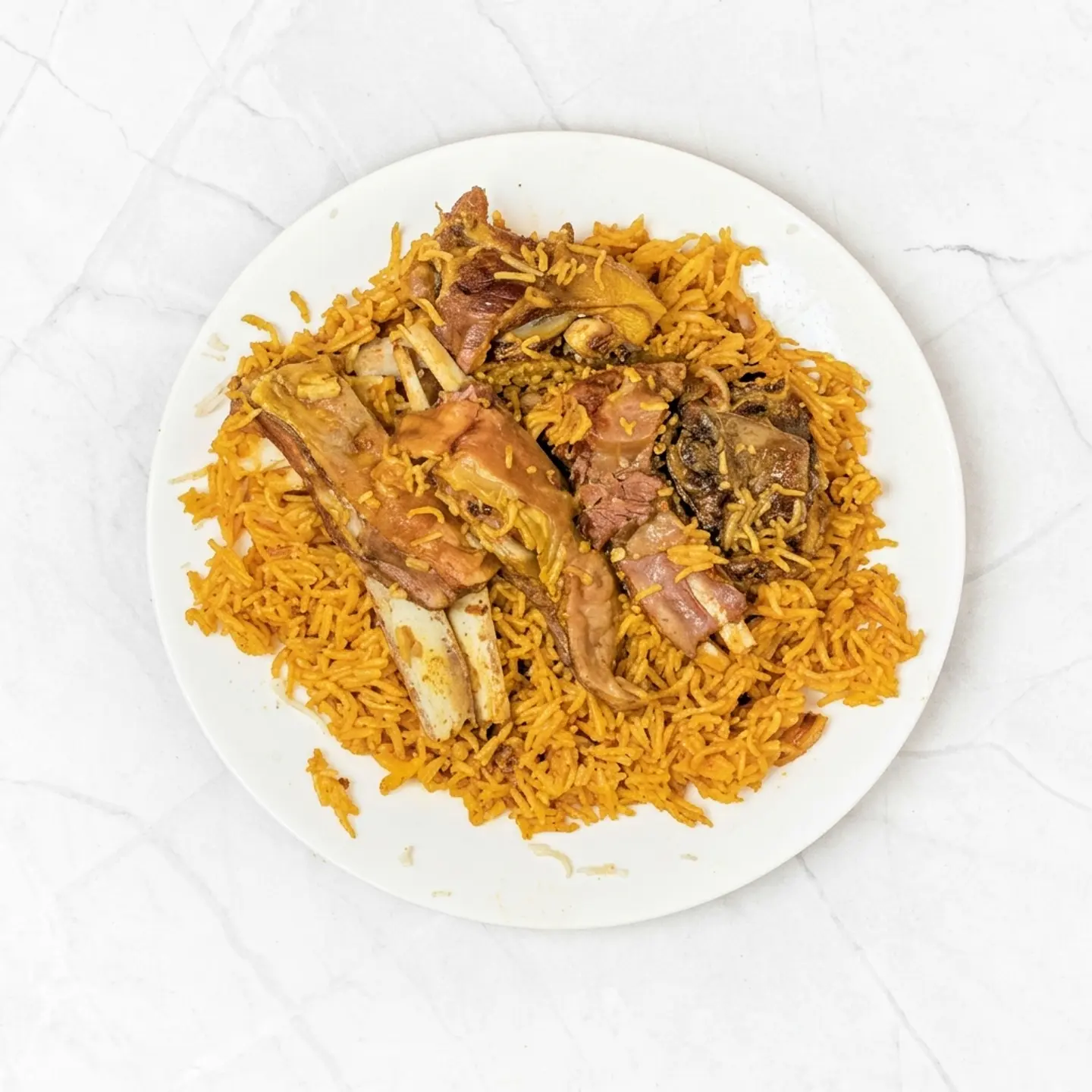 نفر لحم مضغوط - نفر لحم مضغوط مع رز مزة ابيض