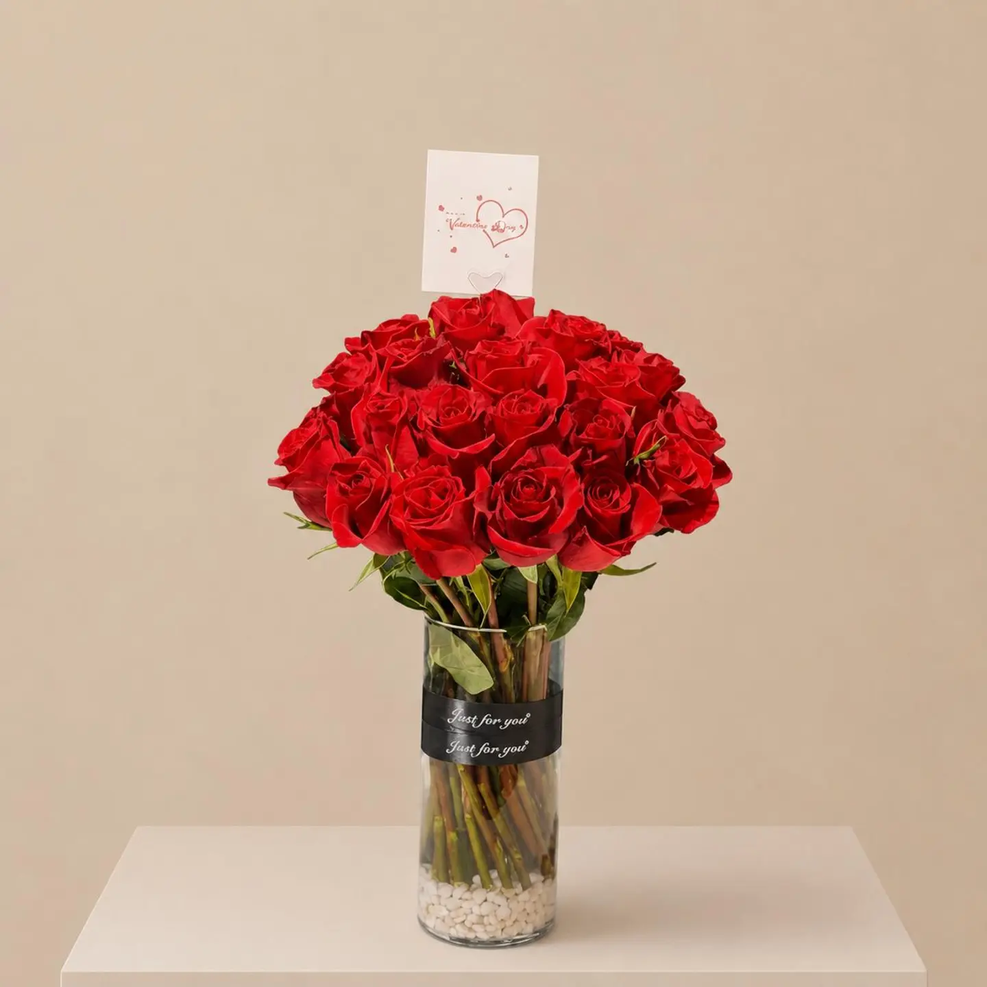 Heart Of Roses Vase