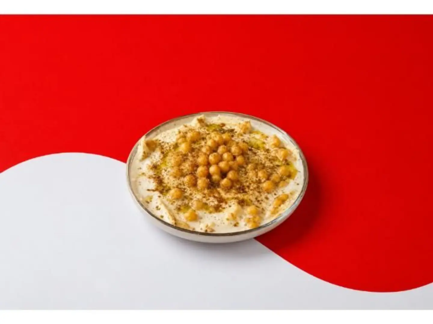 Hummus Fatteh With Olive Oil