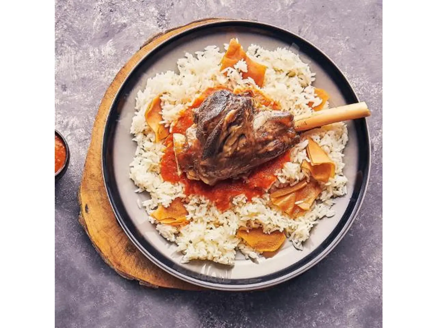 Shank With Rice