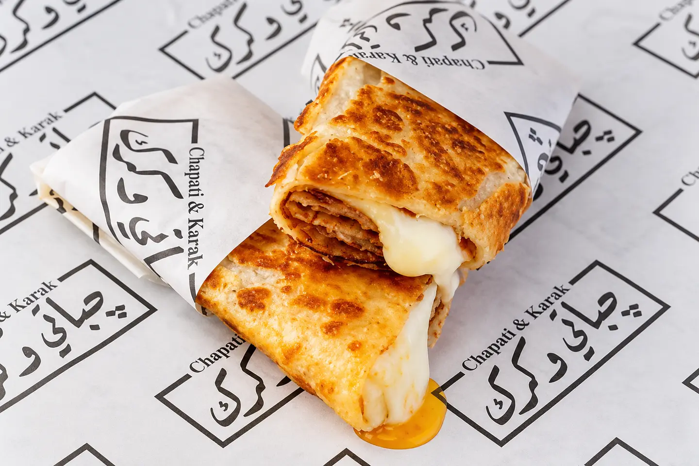 Labneh And Honey Chapati