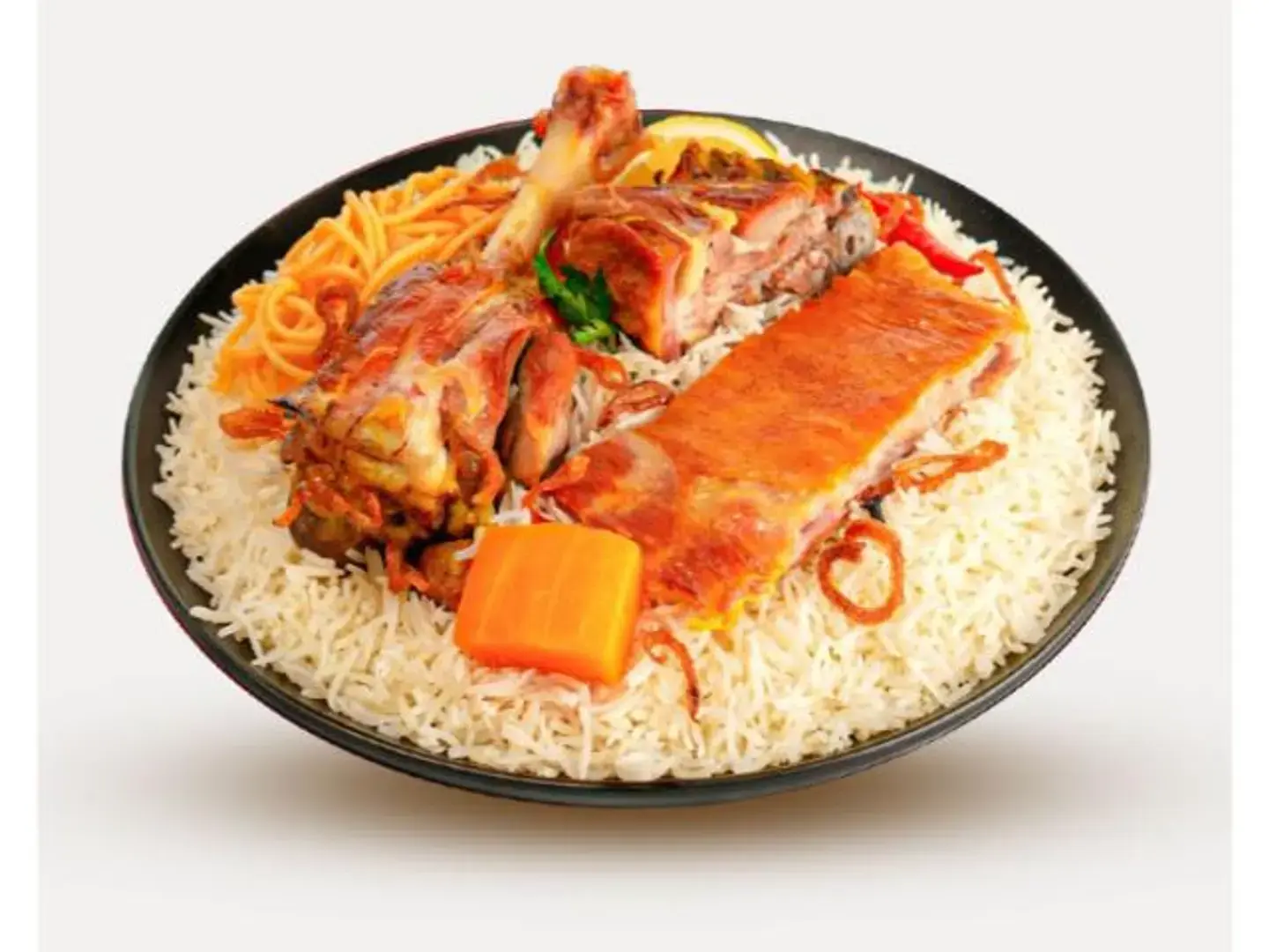 لحم مع رز مع ايدام