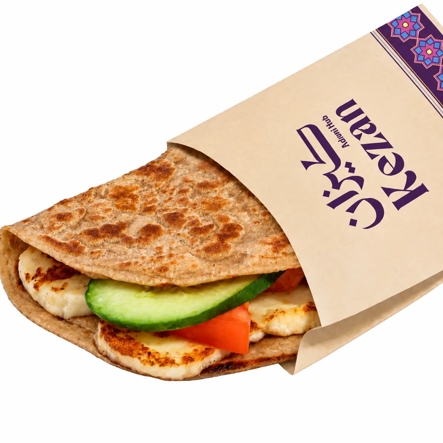 Grilled Halloumi Bread