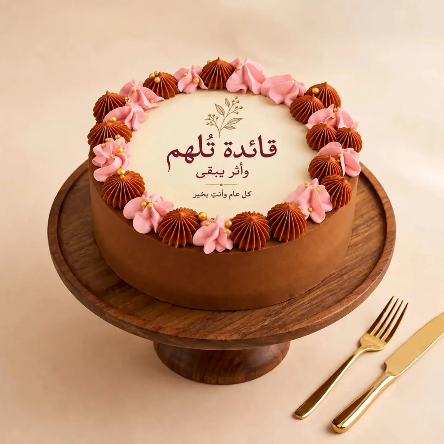 كيكة شوكولاتة للقائدة الملهمة