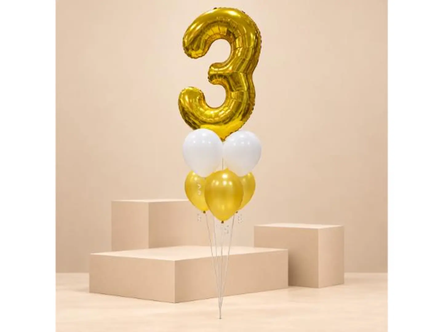 Large Gold Number Bouquet