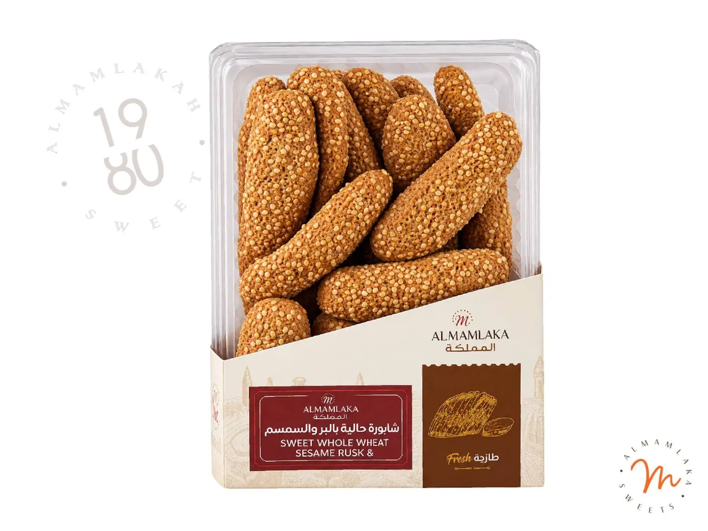 Sweet Whole Wheat Sesame Rusk