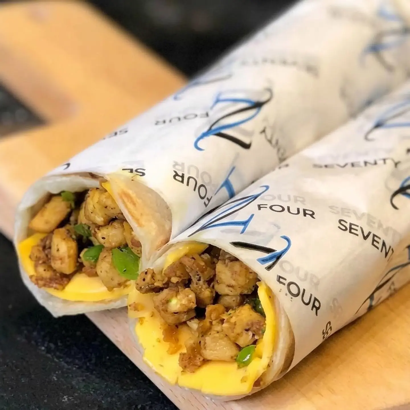 Kudu Chicken Chapati With Cheese
