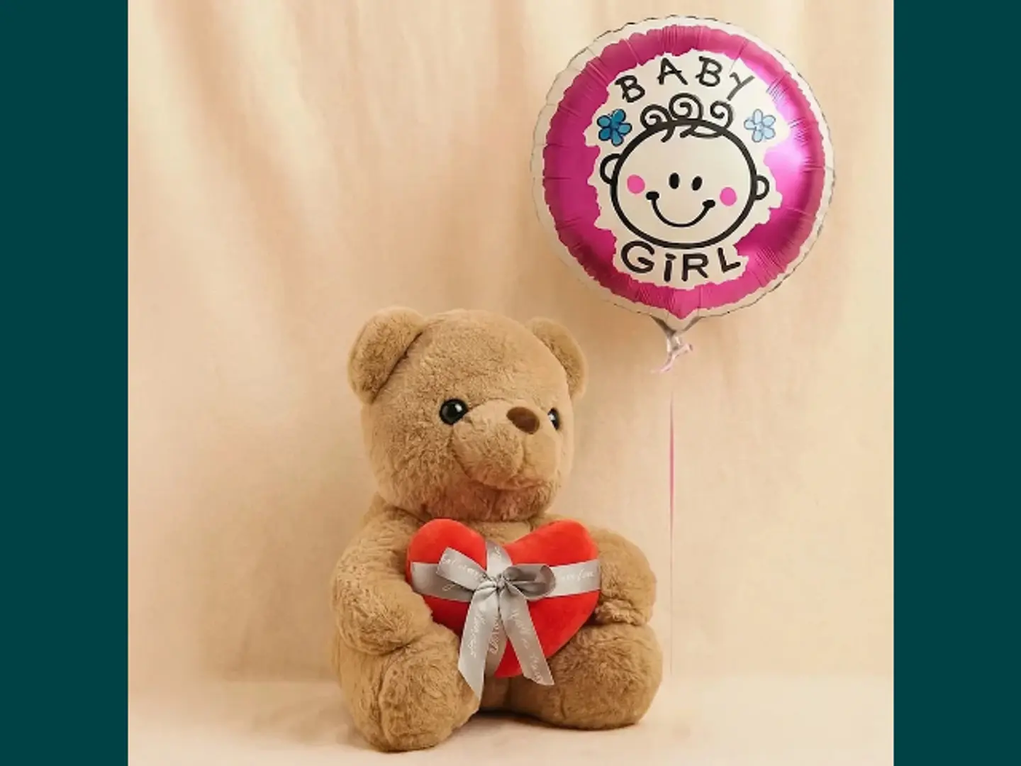 Baby Girl Teddy Set