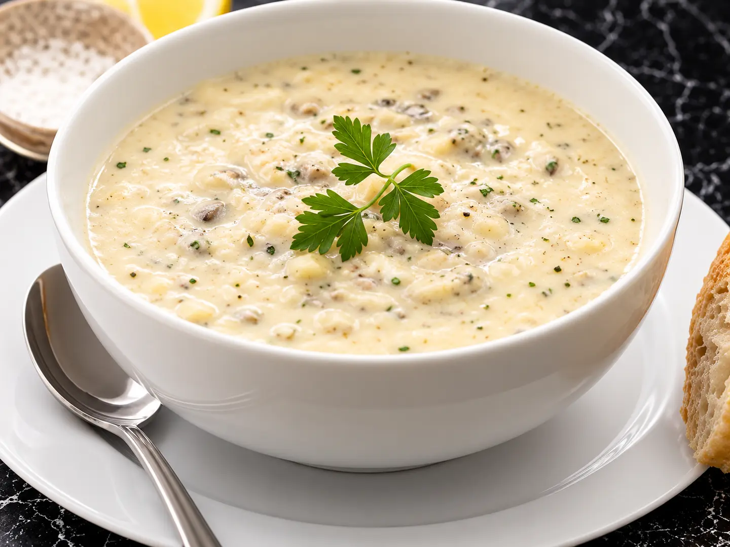 شوربة كريمة الدجاج