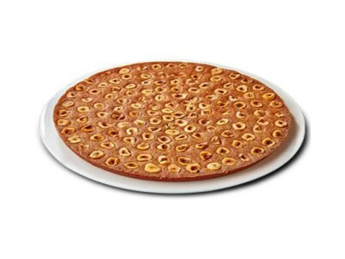 طبق بسبوسه بندق وسط