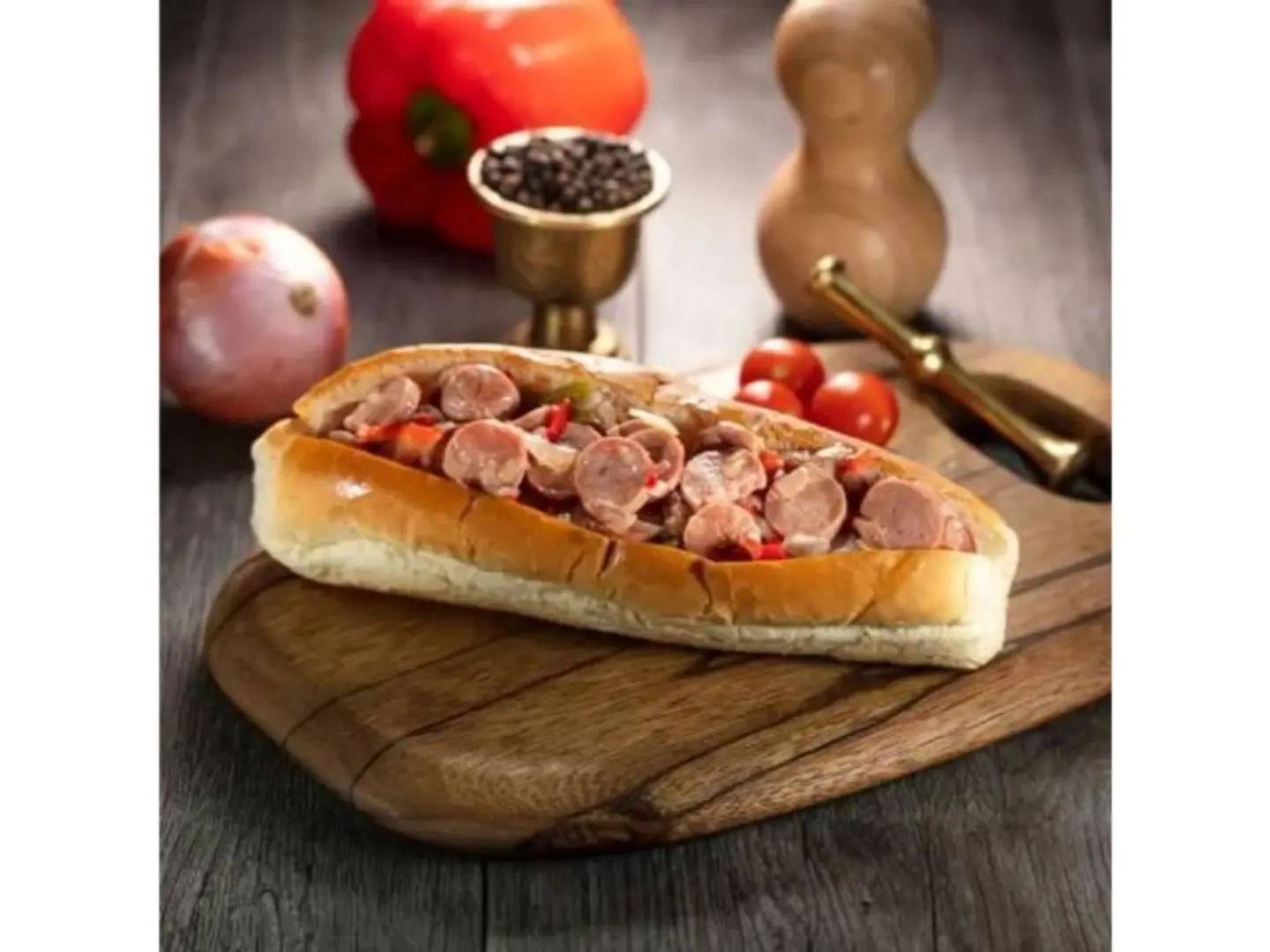 Meat Hot Dog Sandwich