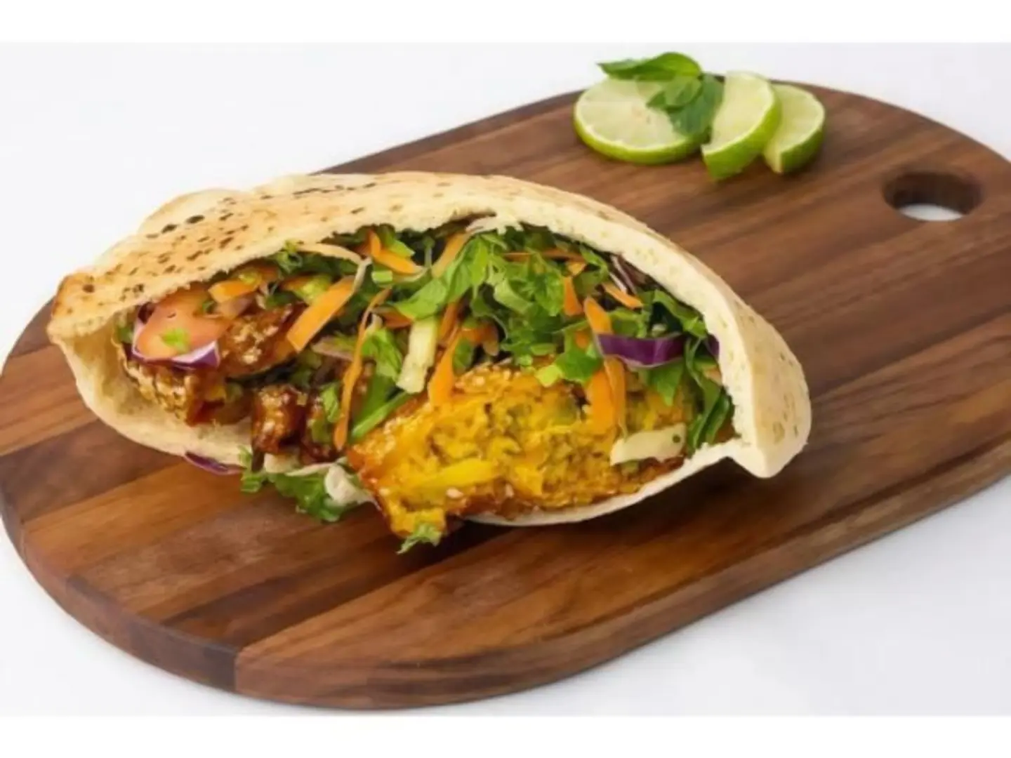 Potato And Eggplant Sandwich