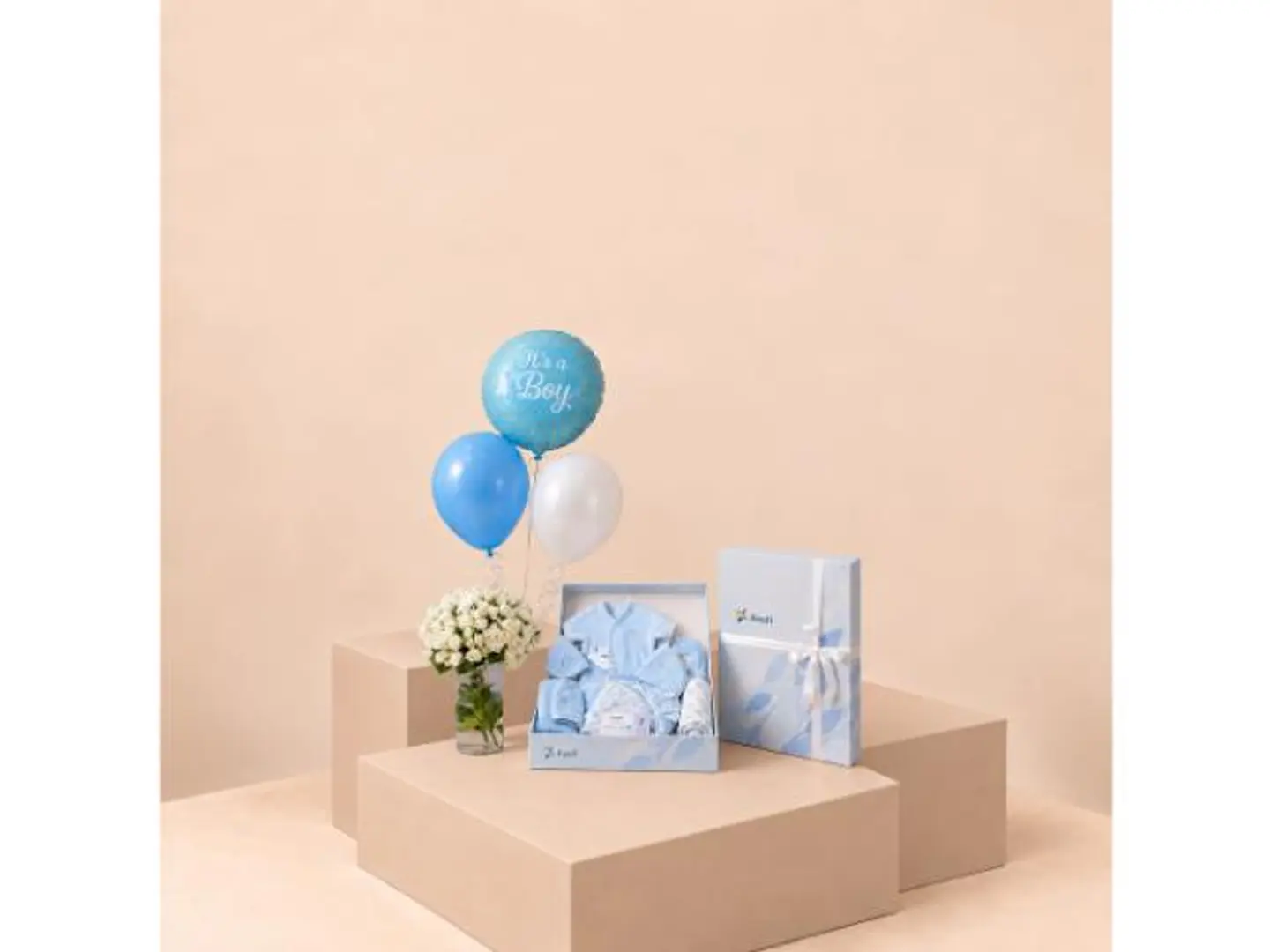 Baby Boy Vase Set