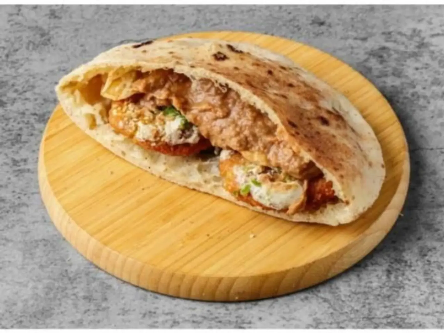 Foul And Falafel Sandwich